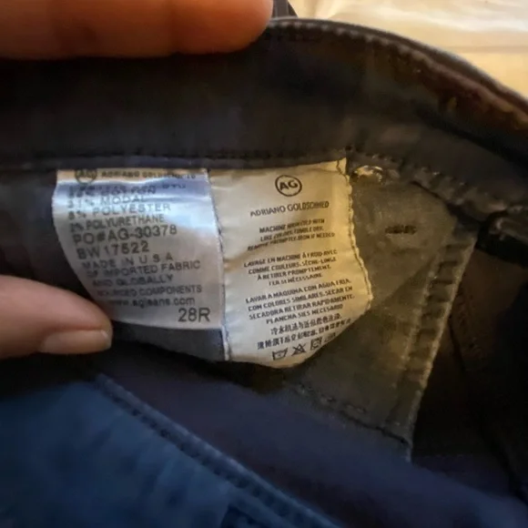 AG ‘The Stint’ High-Rise Skinny Jeans — Size 28R - Picture 6 of 8